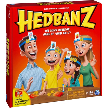 Juego de HedBanz, la edición puede variar, Original, Rojo