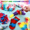 HTVRONT Kit de teñido anudado, 32 colores vibrantes, kit de teñido anudado, permanente no tóxico para grupos grandes, niños y