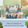 LEGO Minecraft The Ice Castle 21186 - Juego de juguetes de construcción para niños, niñas y niños a partir de 8 años (499