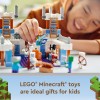 LEGO Minecraft The Ice Castle 21186 - Juego de juguetes de construcción para niños, niñas y niños a partir de 8 años (499