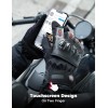 KEMIMOTO Guantes de motocicleta de invierno para hombres y mujeres, guantes impermeables para pantalla táctil, para ATV, esquí,