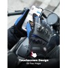 KEMIMOTO Guantes de motocicleta de invierno para hombres y mujeres, guantes impermeables para pantalla táctil, para ATV, esquí,