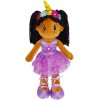 June Garden Bailarina Princesa Polina de 16 pulgadas – Muñeca suave de peluche – Traje rosa – Regalo para niñas pequeñas