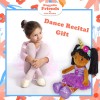 June Garden Bailarina Princesa Polina de 16 pulgadas – Muñeca suave de peluche – Traje rosa – Regalo para niñas pequeñas