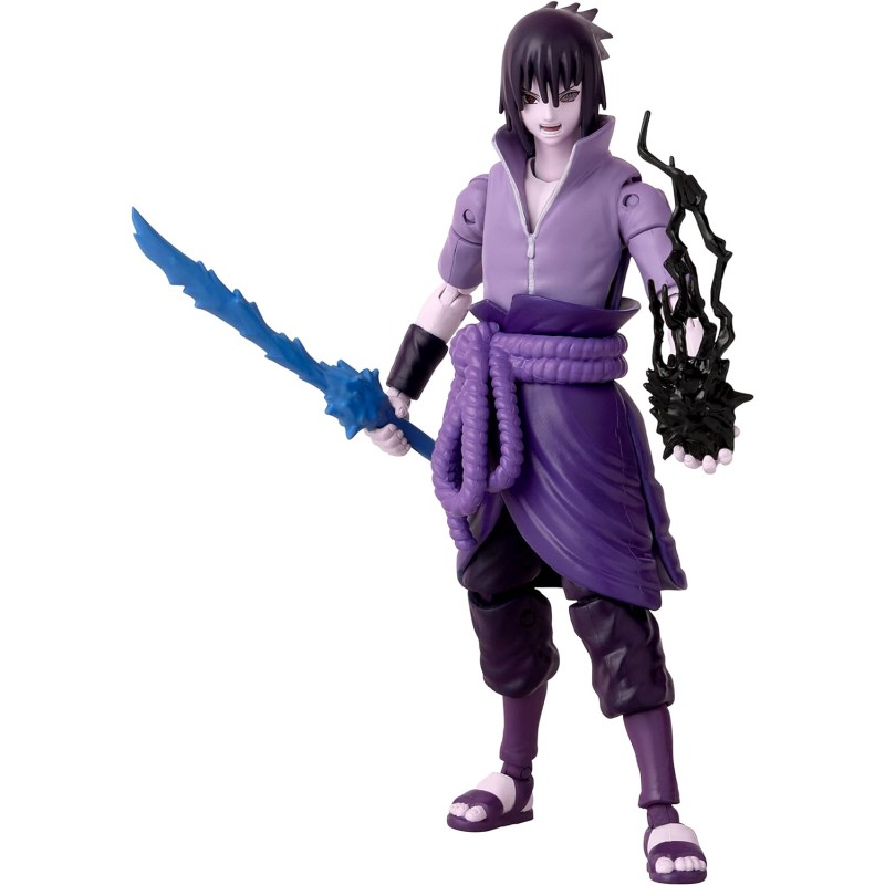 ANIME HEROES - Naruto - Figura de acción Uchiha Sasuke Rinnegan/Mangekyo Sharingan